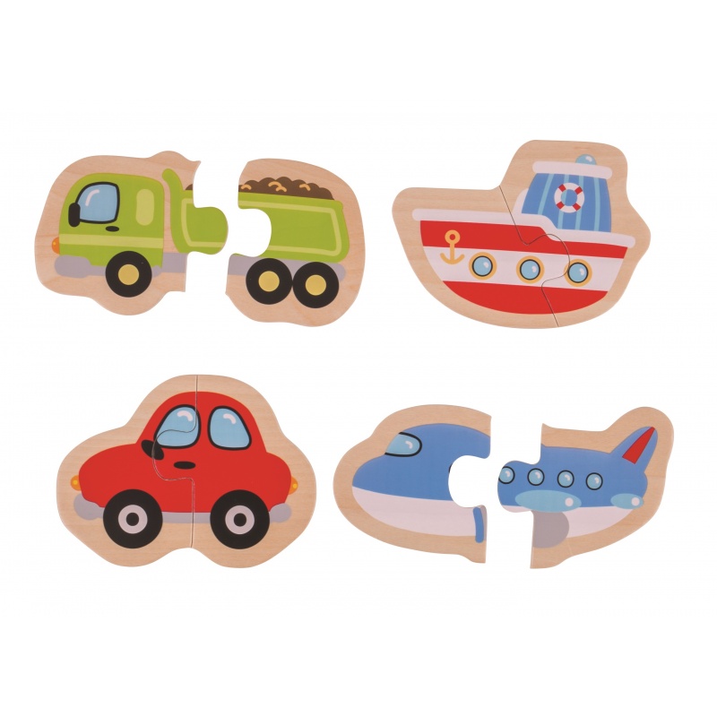 Bigjigs Toys Easy Puzzle - Dopravné prostriedky