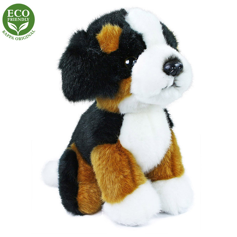 Plyšový pes salašnícky sediaci, 18 cm, ECO-Friendly