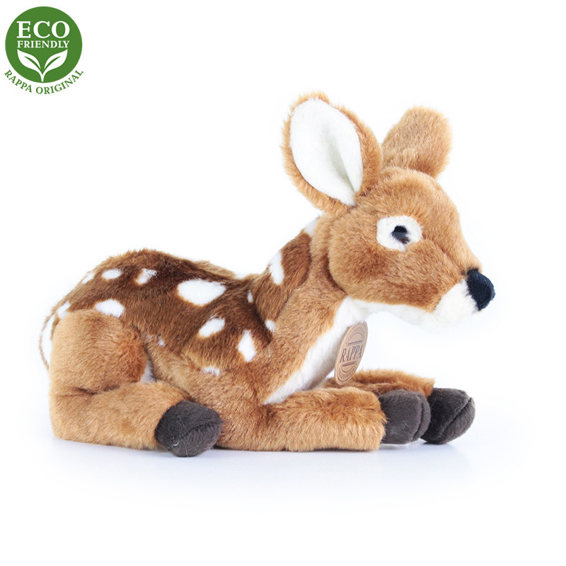 Plyšový srnček ležiaci, 22 cm, ECO - Friendly