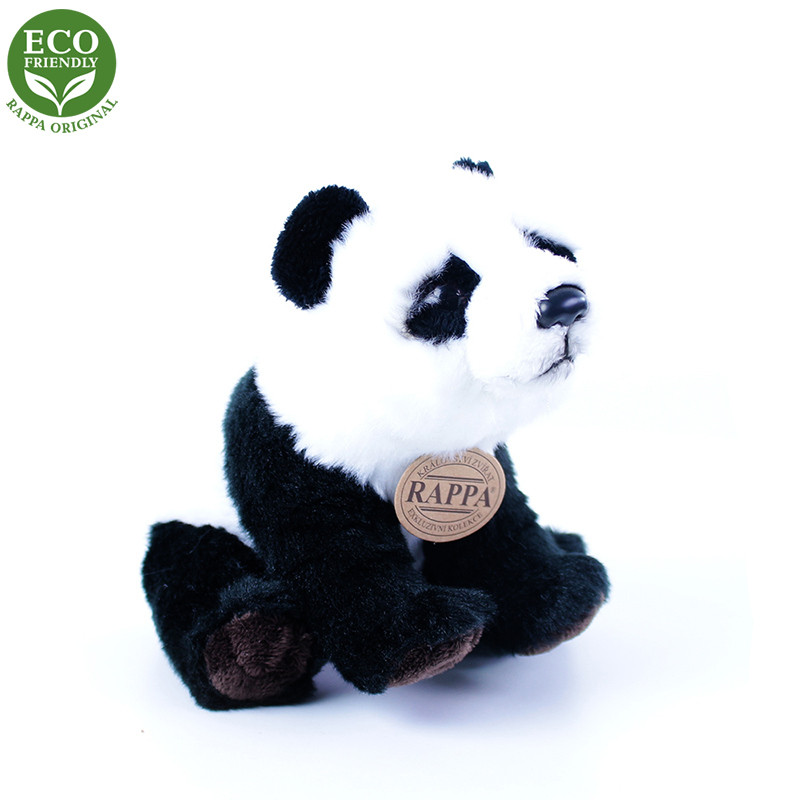 Plyšová panda sediaca, 22 cm, ECO - Friendly