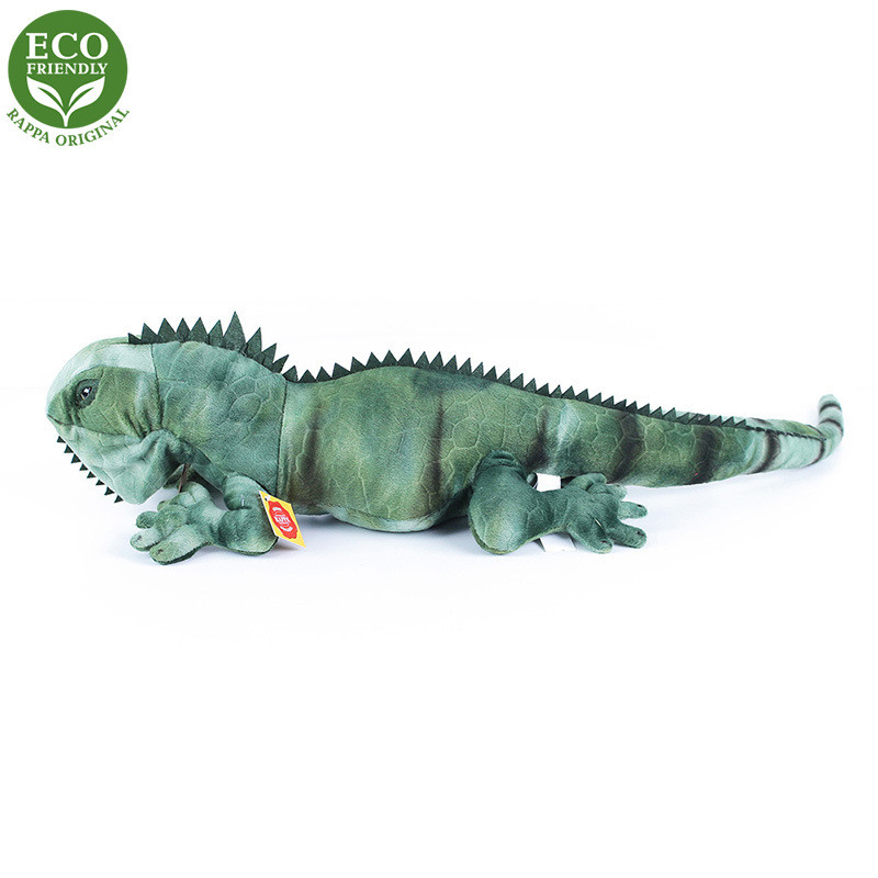 Plyšový leguán zelený 70 cm, ECO - Friendly