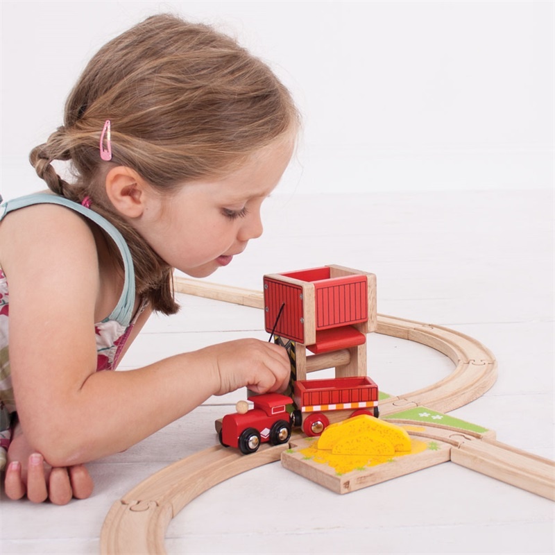 Bigjigs Rail Veža s pieskom