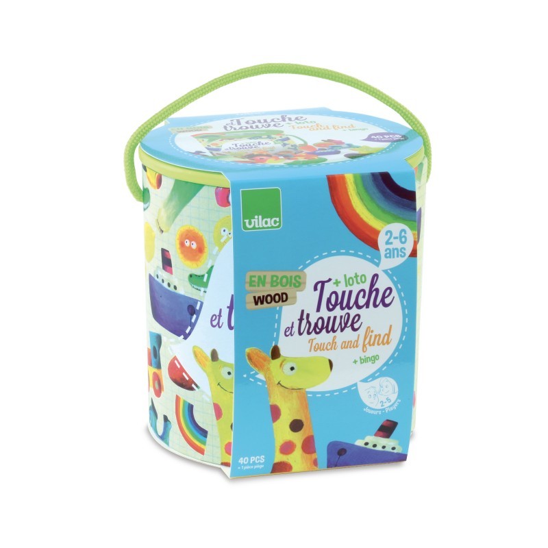 Vilac Drevená hra Hmataj a nájdi Česká verzia