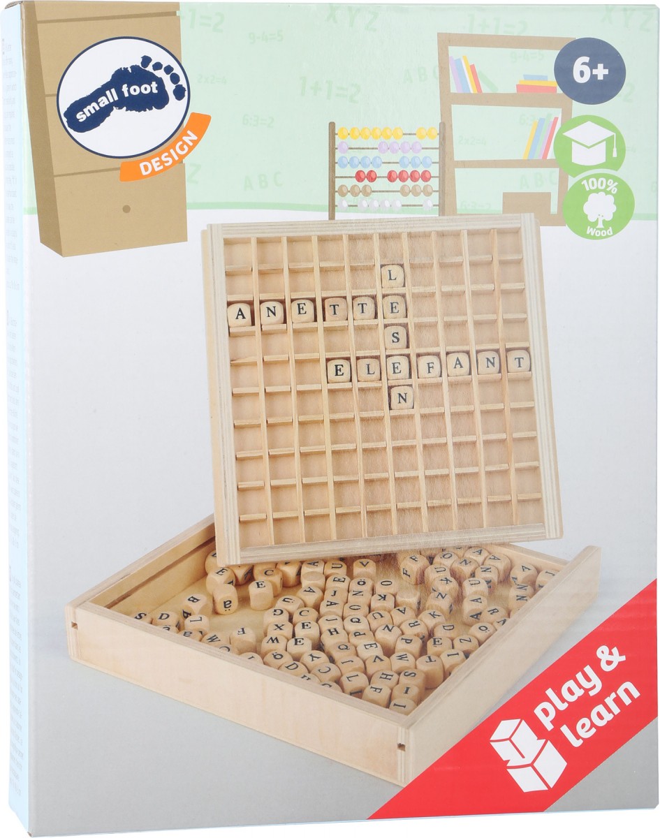 Small Foot Drevená hra Scrabble