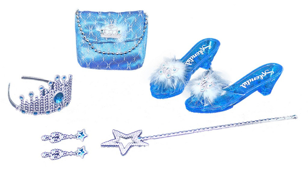 Sada princezná Zimné kráľovstvo s kabelkou a črievičkami