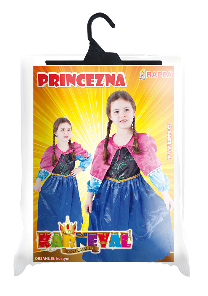 Karnevalový kostým princezná Zimné kráľovstvo (S)