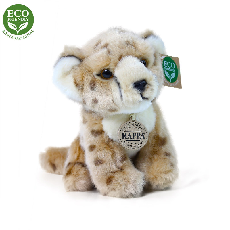 Plyšový Gepard sediaci, 18 cm ECO - Friendly
