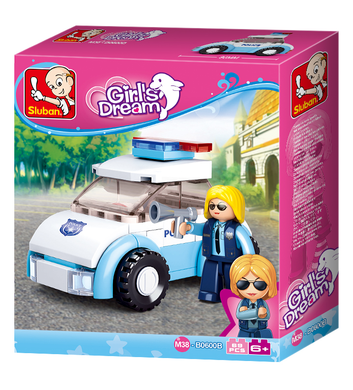 Sluban Girls Dream Holidays M38-B0600B Policajtka s autom