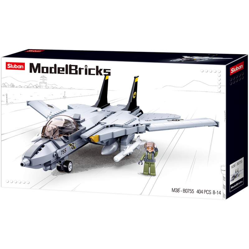 Sluban Model Bricks M38-B0755 Moderná stíhačka