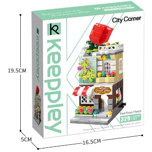 Qman City Corner C0104 Kvetinárstvo Red Rose