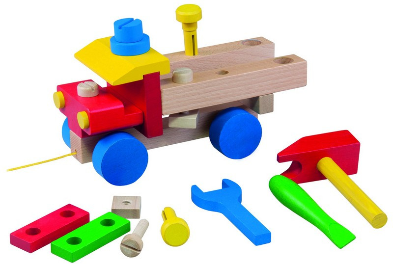 Detoa Drevené montážne auto