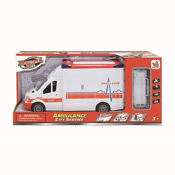 Auto sanitka so zvukom a svetlom