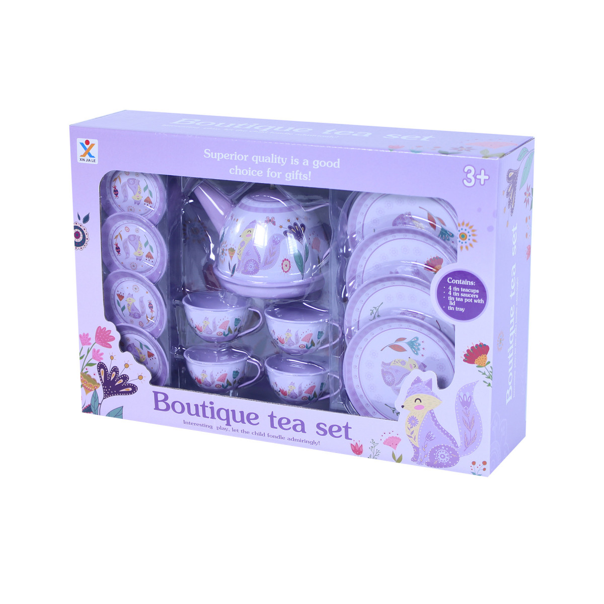 Riad kovový Čajový set