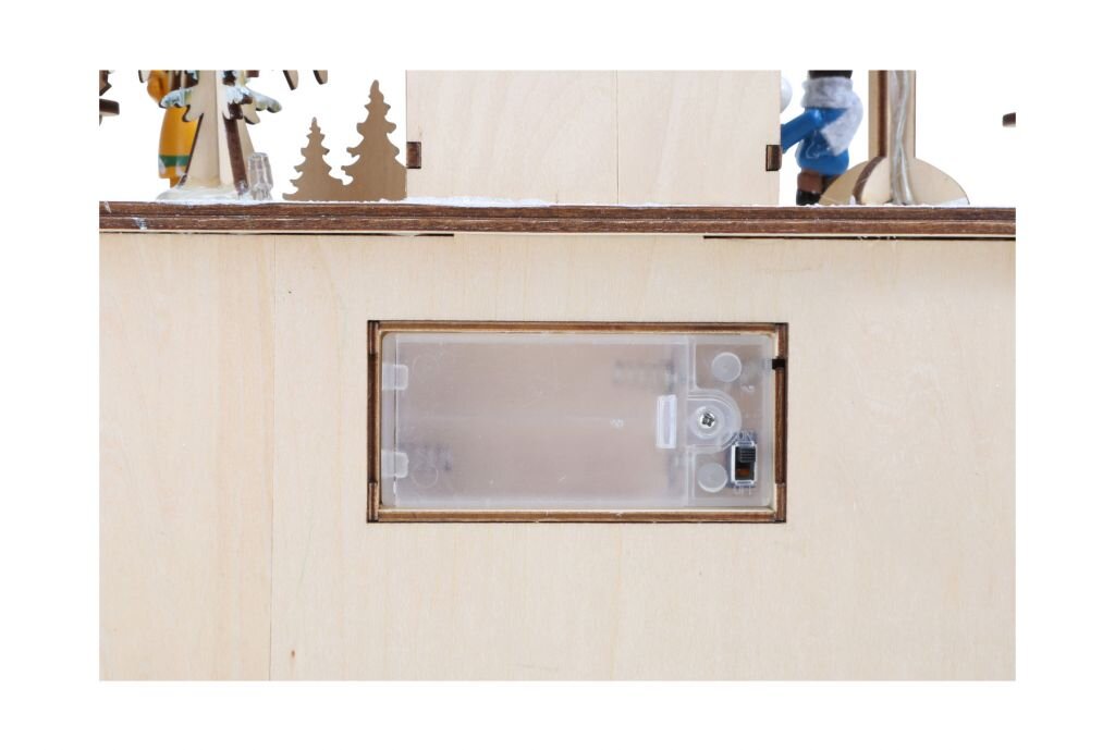 Small Foot Drevený adventný kalendár Vianočné trhy