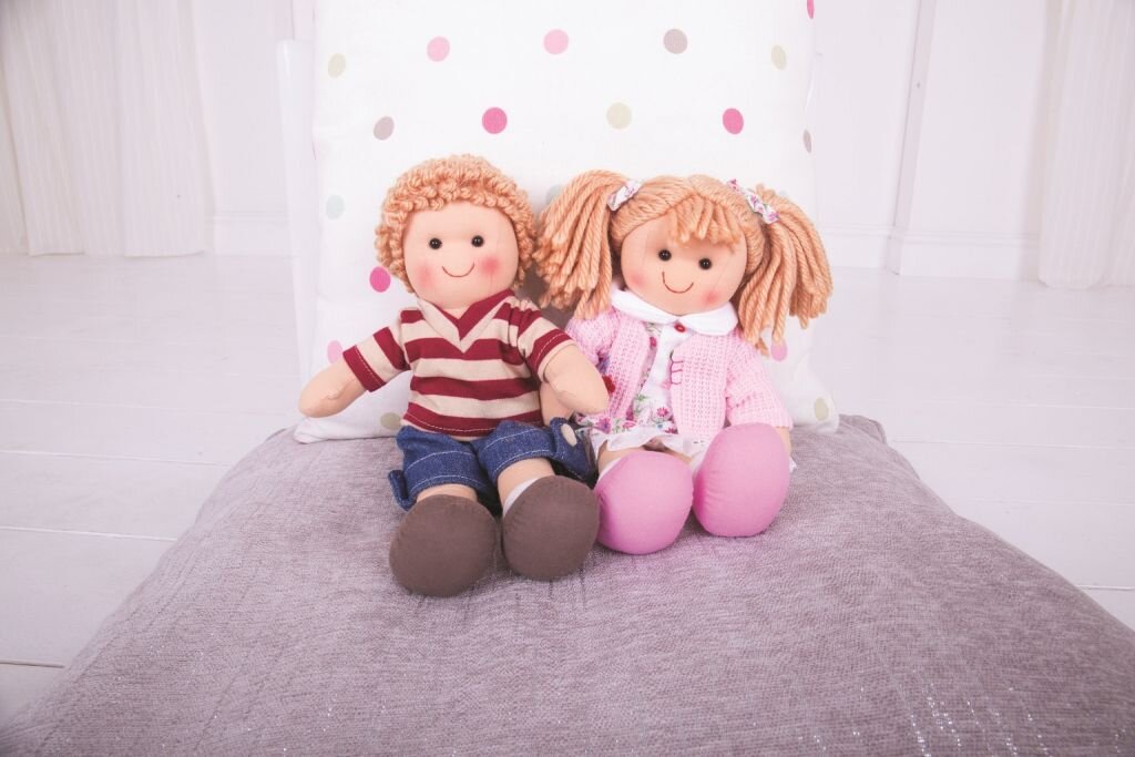 Bigjigs Toys Látková bábika Harry 28 cm