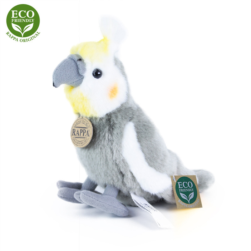 Plyšový papagáj Korela 20 cm, ECO - Friendly