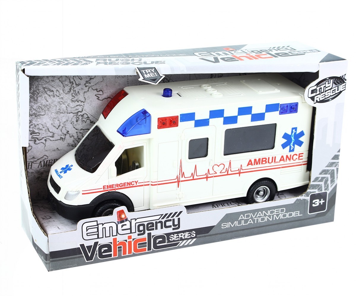Auto sanitka so zvukom a svetlom
