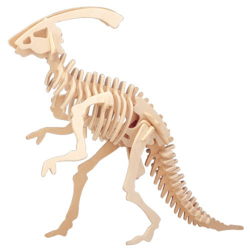Woodcraft Drevené 3D puzzle Parasaurolophus