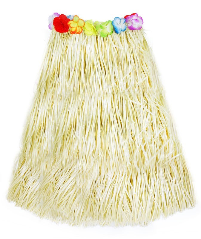 Sukňa Hawaii dospelá 72 cm, prírodná