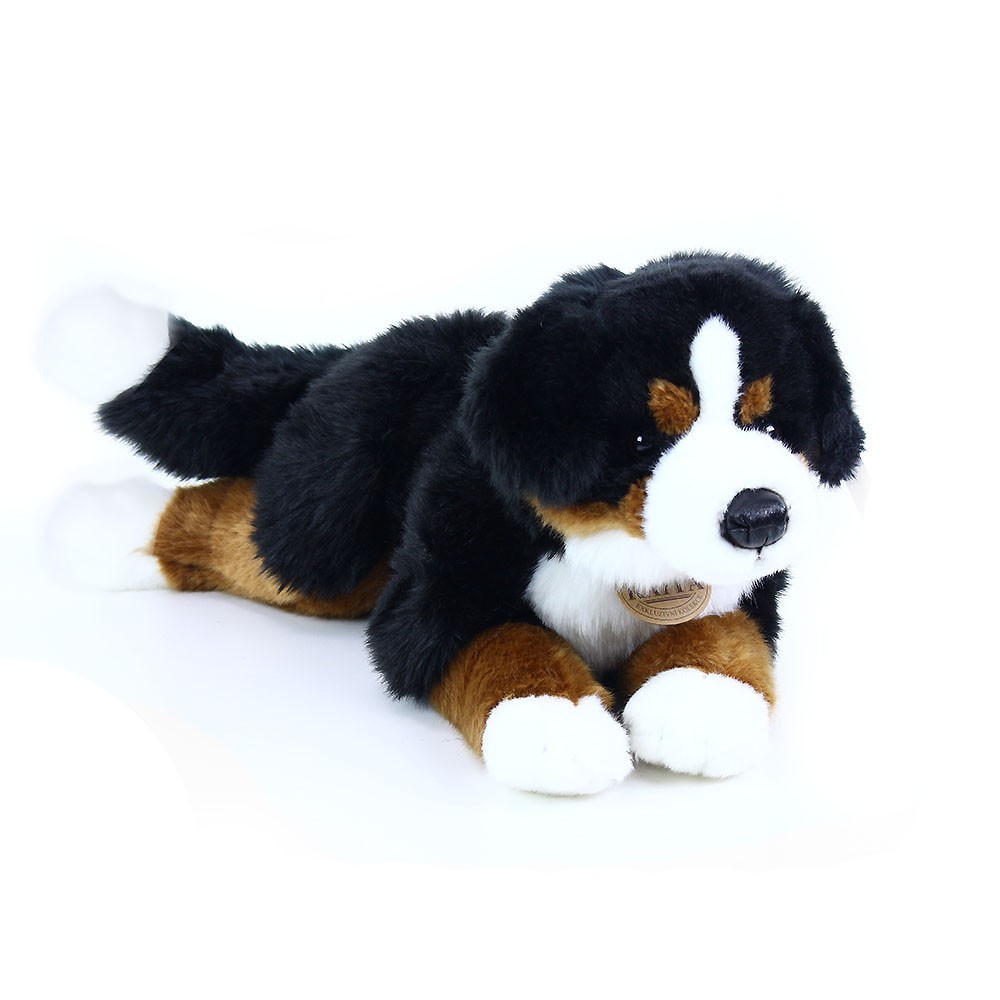 Plyšový Bernský salašnícky pes ležiaci, 44 cm ECO-Friendly