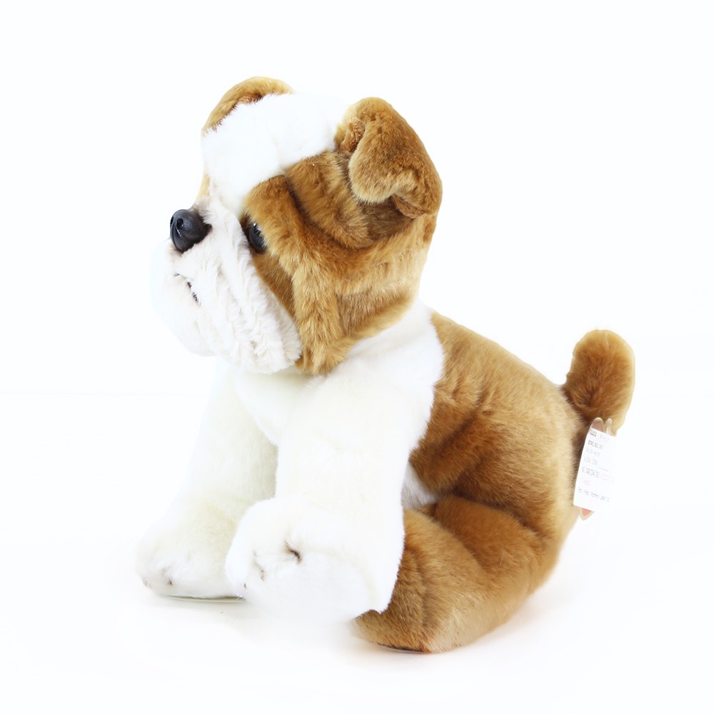 Plyšový pes Buldog, 26 cm ECO - Friendly