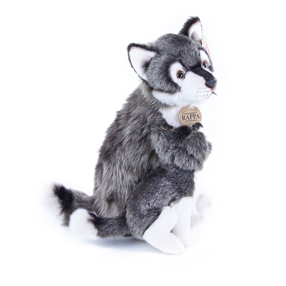 Plyšový vlk s mláďaťom, 27 cm, ECO - Friendly