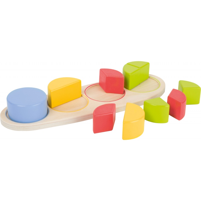 Small Foot Drevená edukatívna tabuľka zlomky