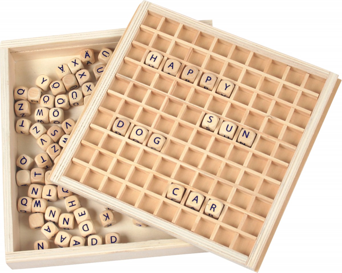 Small Foot Drevená hra Scrabble