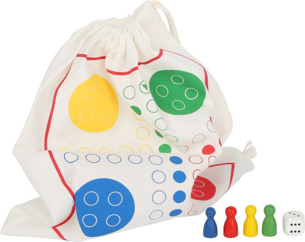 Small Foot Drevené cestovné Človeče nehnevaj sa!