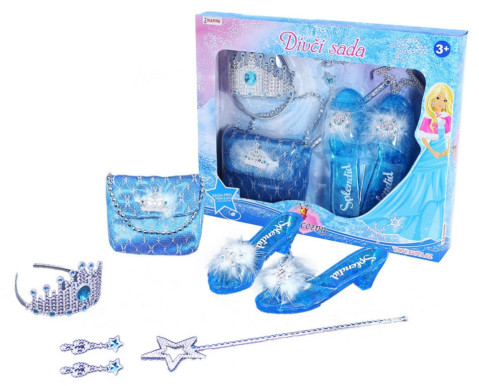 Sada princezná Zimné kráľovstvo s kabelkou a črievičkami