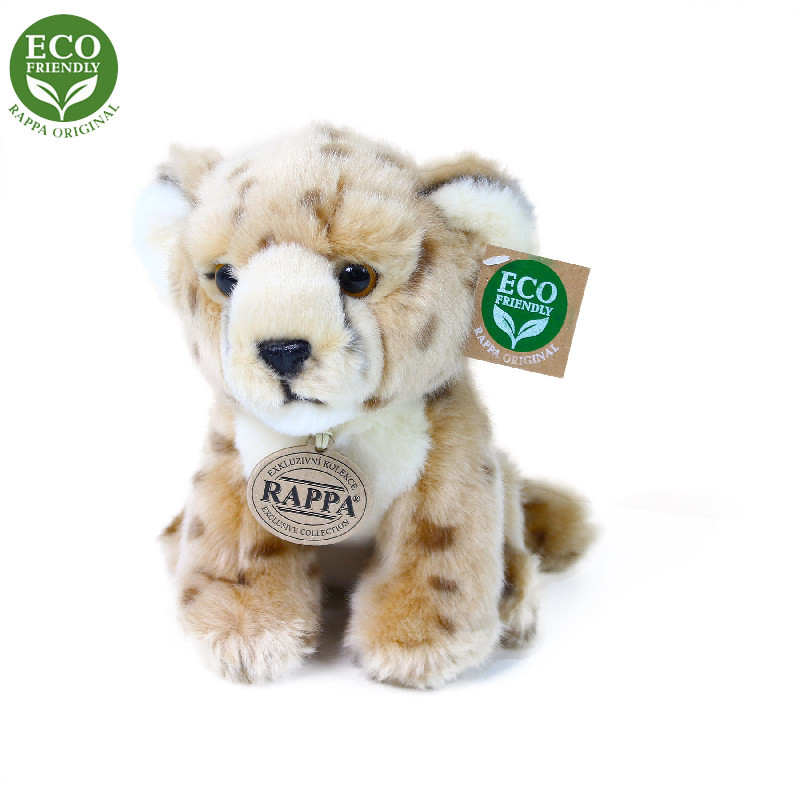 Plyšový Gepard sediaci, 18 cm ECO - Friendly
