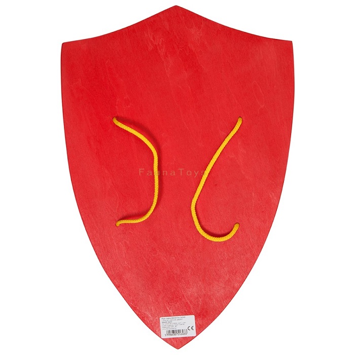 Fauna Drevený štít červený Anjou