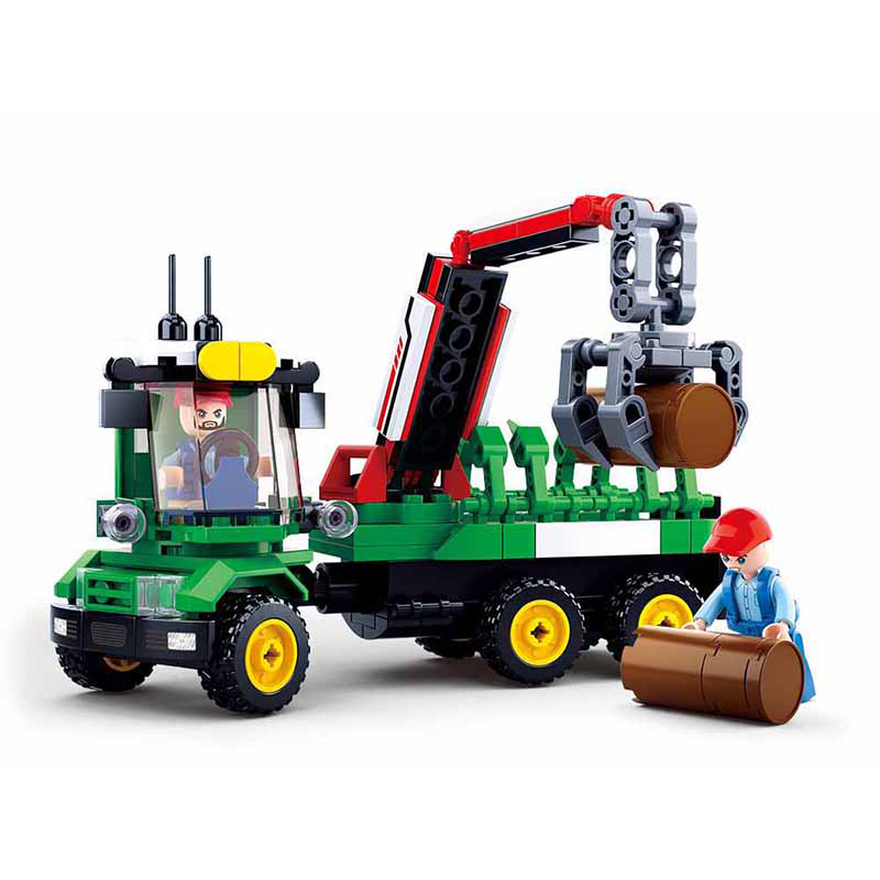 Sluban Town M38-B0778 Traktor s prívesom na polená