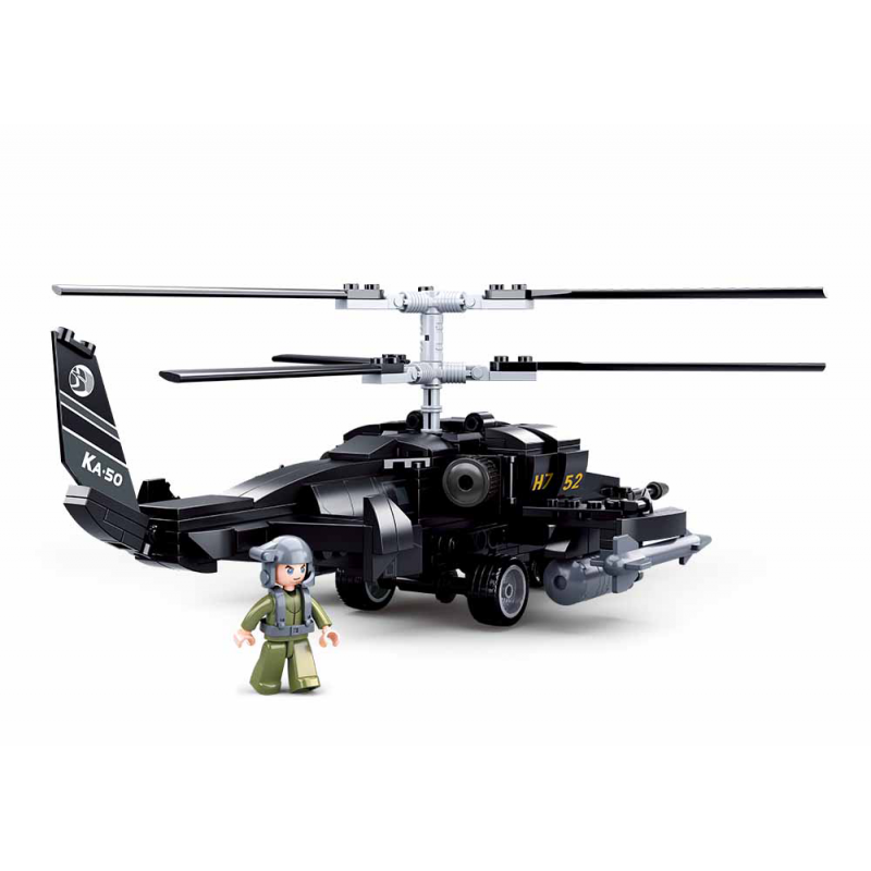 Sluban Model Bricks M38-B0752 Bojový vrtuľník