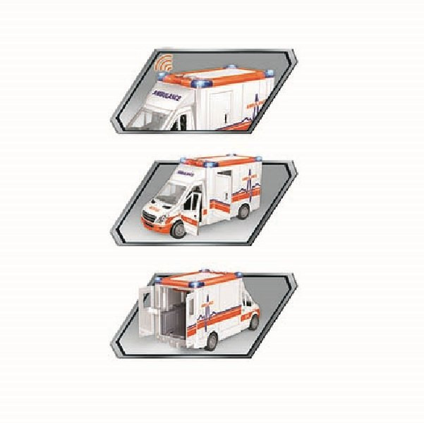 Auto sanitka so zvukom a svetlom