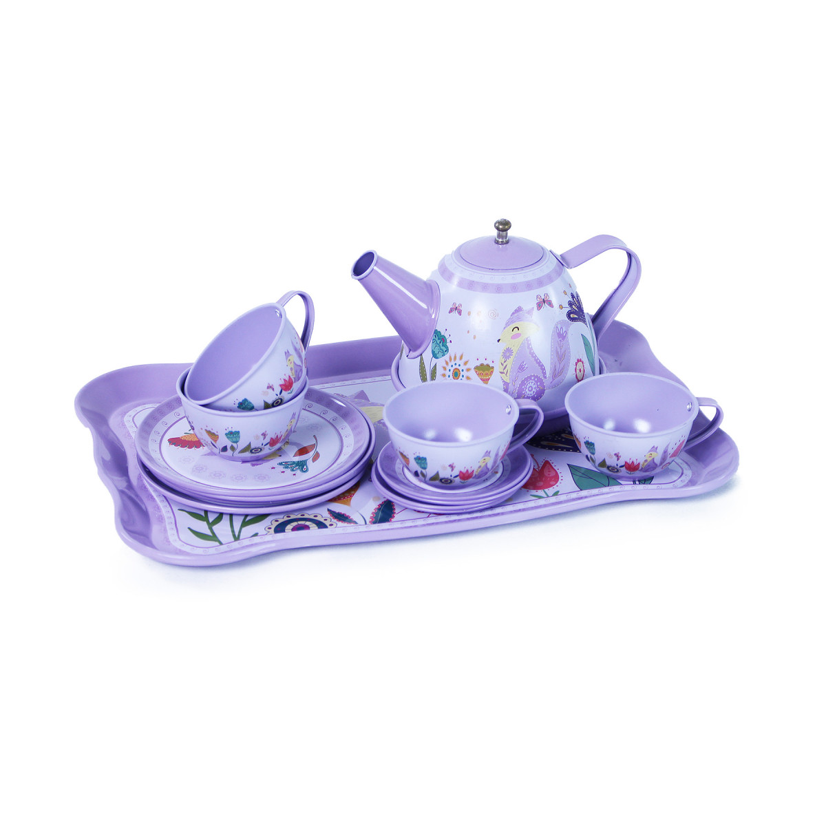 Riad kovový Čajový set