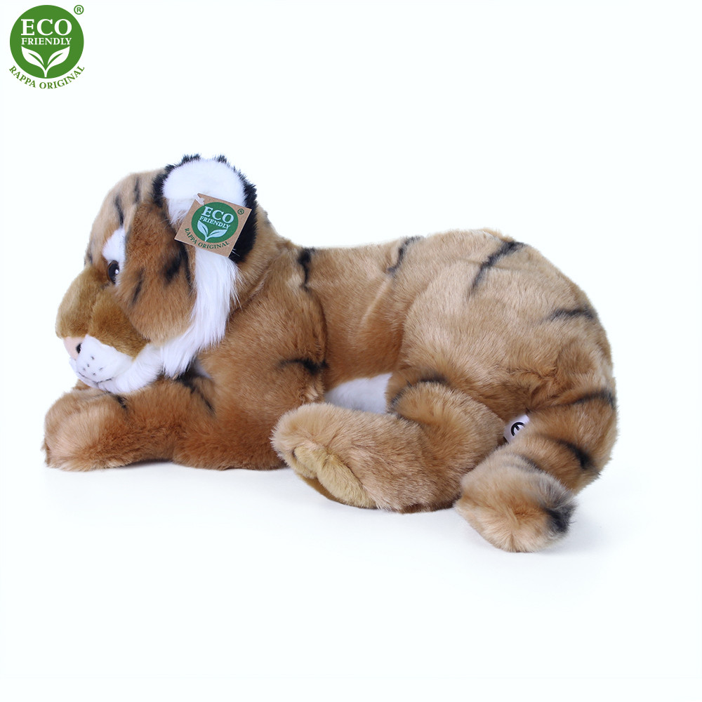 Plyšový tiger ležiaci 36 cm, ECO - Friendly