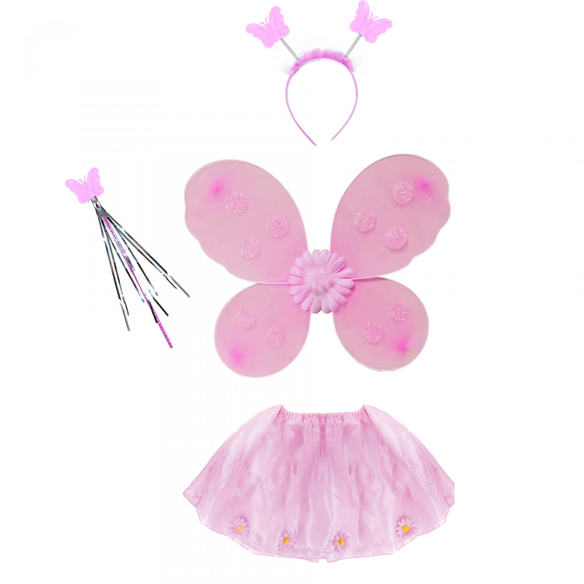 Detský kostým Kvetinka s krídlami