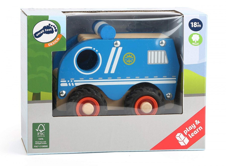 Small Foot Drevené policajné auto