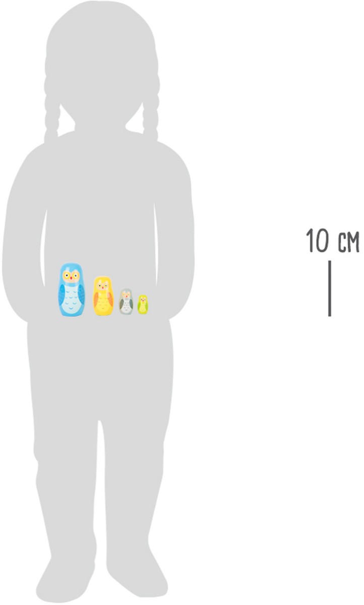 Small Foot Matrioška sovia rodinka