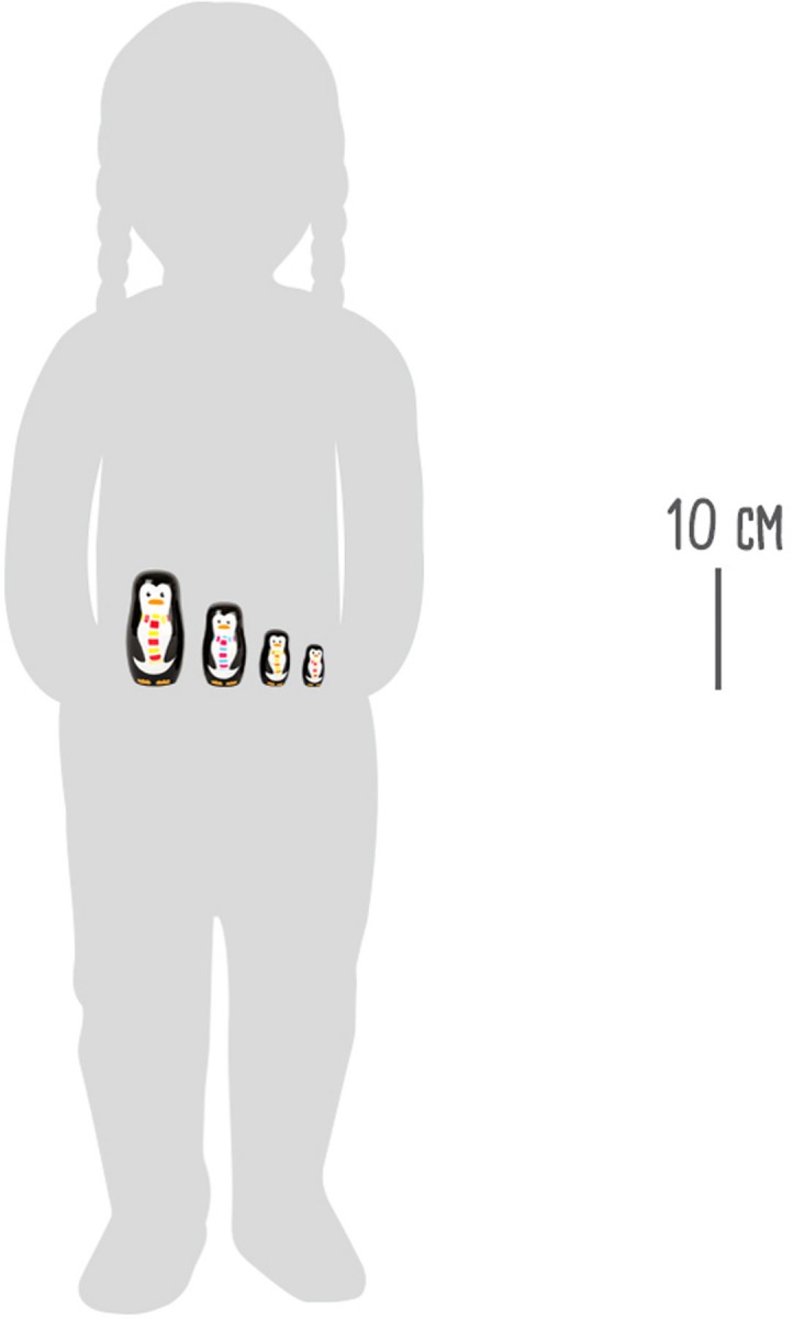 Small Foot Matrioška rodina tučniakov