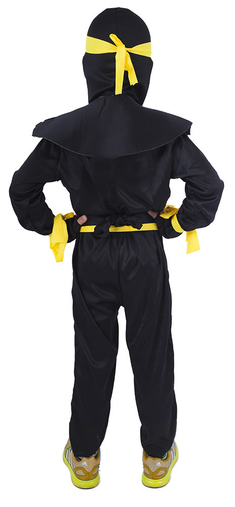 Detský kostým Ninja žltý (S)