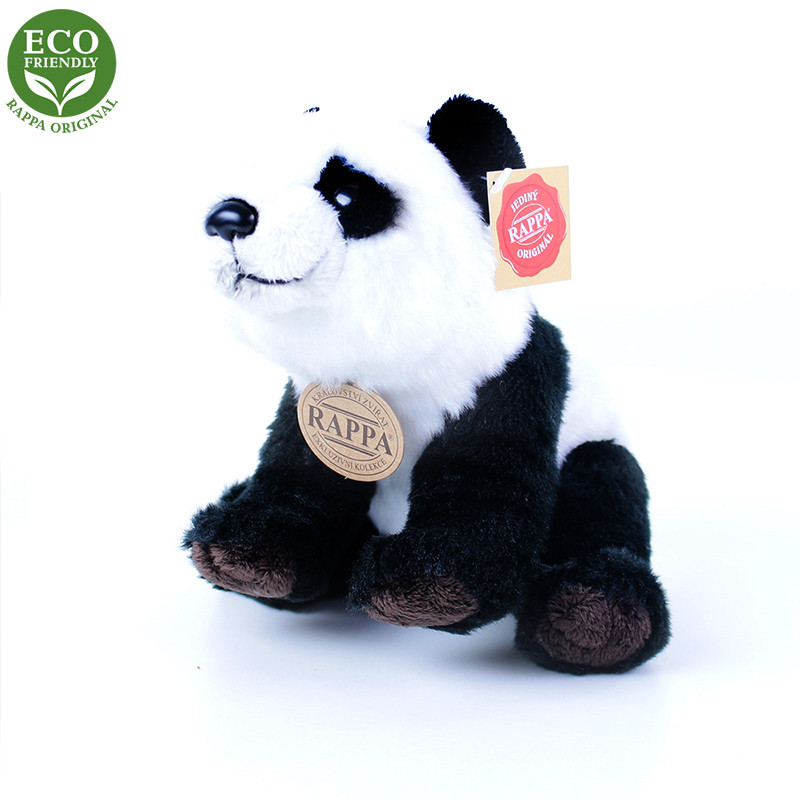 Plyšová panda sediaca, 22 cm, ECO - Friendly