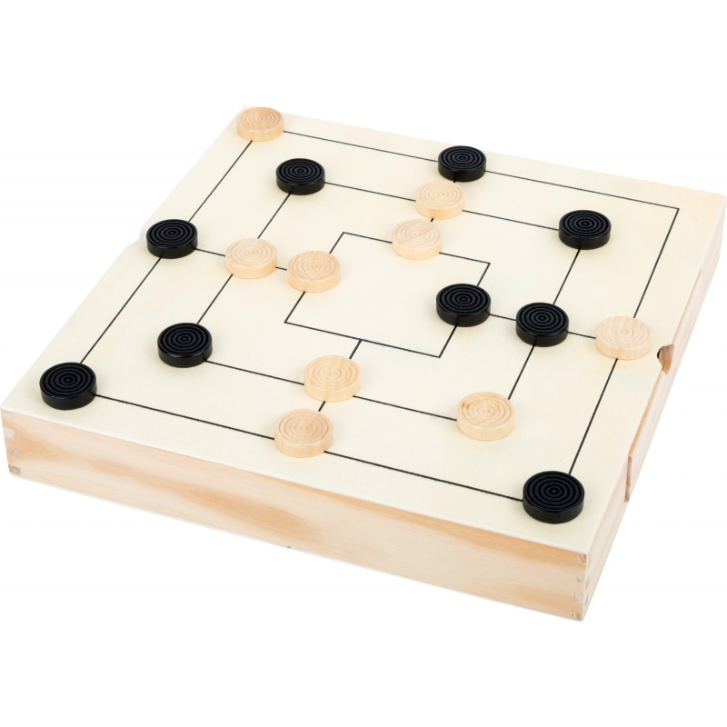 Small Foot Drevené kompaktné šachy 3v1