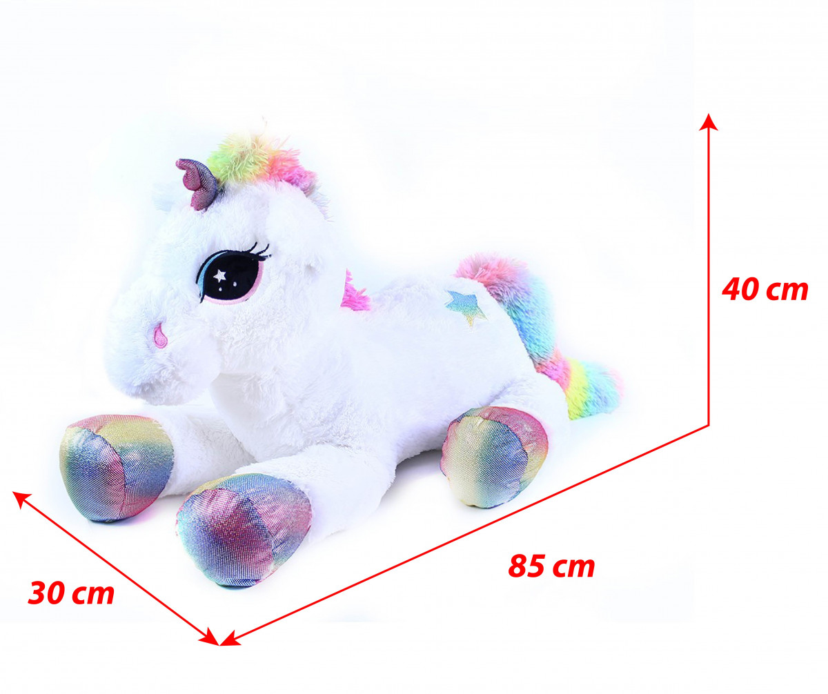 Veľký plyšový jednorožec Funkie, 85 cm