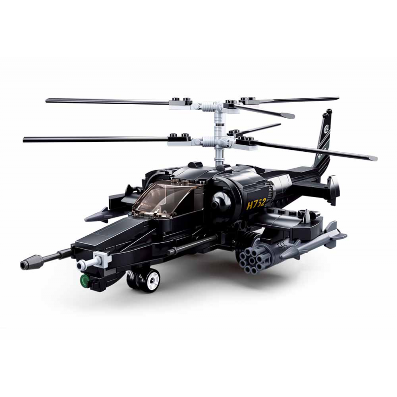 Sluban Model Bricks M38-B0752 Bojový vrtuľník