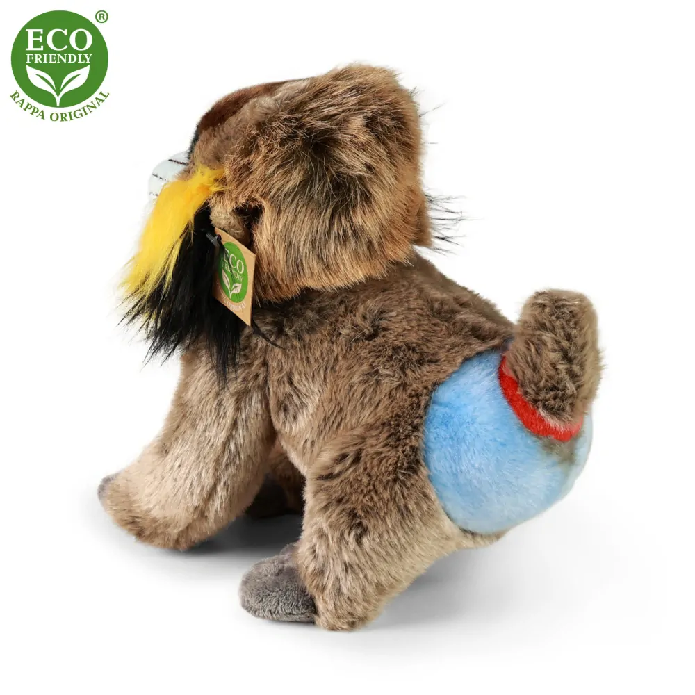Plyšová opica Mandril 28 cm, ECO - Friendly