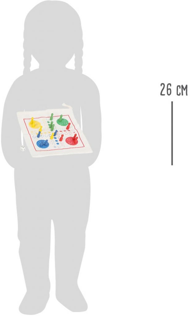 Small Foot Drevené cestovné Človeče nehnevaj sa!