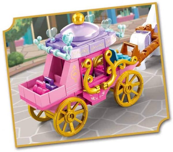 Sluban Girls Dream Village M38-B0872 Dobový kočiar s koníkmi