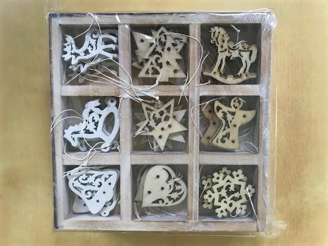 Small Foot Sada drevených vianočných ozdôb 3 ks